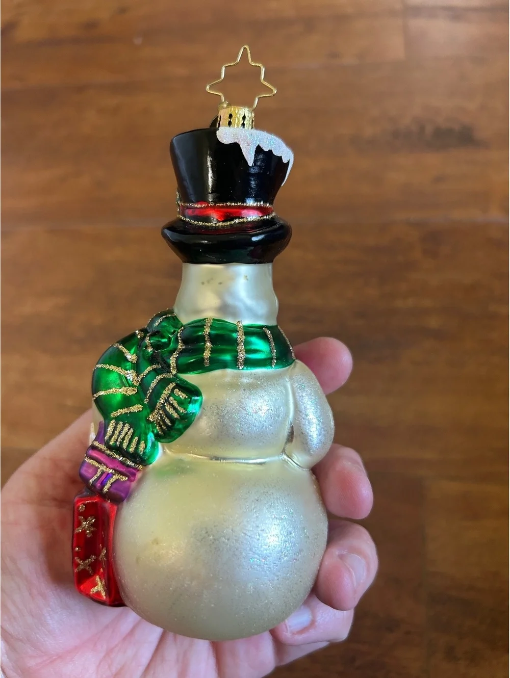 Christopher Radko 2013 Snowman Christmas Ornament